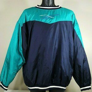 Vintage 90s Reebok Colorblock Jacket Sz Large